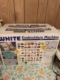 Embroidery machines open up a world of possibilities with your sewing projects. White W 3300 Embroidery Machine New In The Box Nex Tech Classifieds