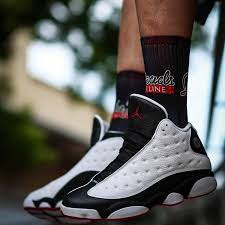 Black And Royal Blue 13s Air Jordan 13 He Got Game Black And White 13s On Feet Image Air Jordans Jordans Jordan 13