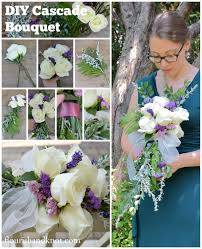 Make a fresh flower bouquet using roses. Diy Cascade Bouquet Cascading Wedding Bouquets Diy Wedding Bouquet Flower Bouquet Wedding