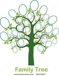 Family Tree Frames Empty For Your Input Illustration 89421997 Family Tree Frame Family Tree With Pictures Family Tree Craft