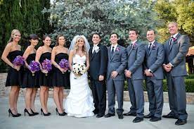 Wedding Dress Bridal Party Attire Black Bridal Parties Wedding Southern California