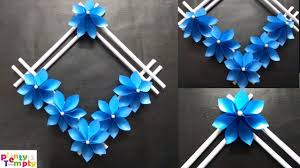 It's crazy how expensive it can be to decorate your home. Easy Wall Decoration Ideas Diy Wall Decoration Ideas With Paper How Wall Hanging Crafts Paper Wall Hanging Hanging Origami