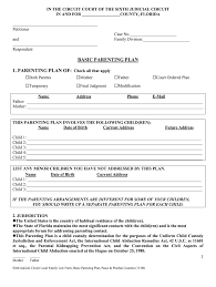 The new documents are titled parenting plans. the document, instructions and assessments for your parenting plan, was developed to assist parents in making. Fl Basic Parenting Plan 2008 2021 Complete Legal Document Online Us Legal Forms