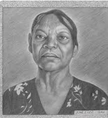 What are some areas to improve in this pencil portrait?