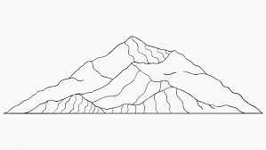 Download Premium Png Of Mountain Shape For Logo Transparent Png 2054576 Png Image Rock Mountain Designs