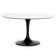 Check spelling or type a new query. Peter Modern Classic White Marble Top Iron Round Dining Table 55d 51 D 60 D Kathy Kuo Home