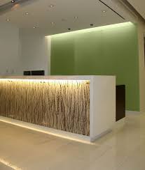 See more ideas about counter design, reception desk design, reception design. Backlit Reception Desk With Absolute White Stone Top Front Desk Design Reception Desk Office Reception Desk Design