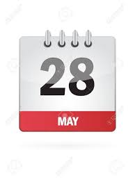 99 il əvvəl şərqdə ilk demokratik respublika qurulub. 28 May Calendar Icon On White Background Royalty Free Cliparts Vectors And Stock Illustration Image 18392773
