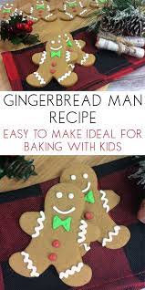 A Simplified Gingerbread Cookie Recipe That Is Ideal To Make With Children Of All Ages Perfect For Gingerbread Ginger Bread Cookies Recipe Gingerbread Cookies
