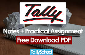 Tally Erp 9 Notes With Gst Practical Assignment Pdf Download