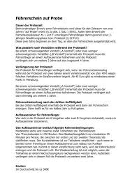 ● was kann man machen, wenn für 10 jahre der führerschein weg war? Fuhrerschein Auf Probe