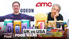 US vs UK Movie Theater Food (AMC vs Odeon) | Food Wars | Insider ...
