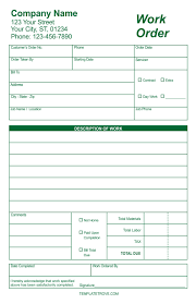 Maybe you would like to learn more about one of these? Work Order Forms