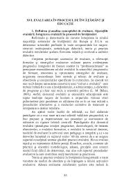 Doc Xvi Evaluarea In Procesul De Invăţămant Si Educaţie Ann Odo Academia Edu