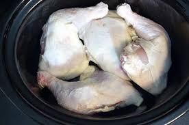 Chicken quarters in crock pot recipe. Slow Cooker Chicken Thighs Platter Talk