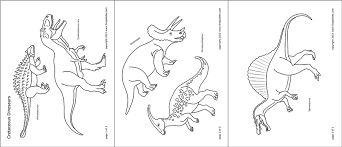 Maybe you would like to learn more about one of these? Cretaceous Dinosaurs Free Printable Templates Coloring Pages Firstpalette Com