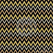 Black And Gold Pattern Background Golden And Silver Glittering Zigzag Pattern On Black Background Gold Seamless Pattern Repeatable Geometr Seamless Patterns Zig Zag Pattern Black Backgrounds