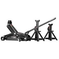 Floor Jack Set 2 1 4 Ton With 2 1 4 Ton Jack Stands By Craftsman Craftsman Jack Stands Floor Jack Craftsman