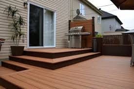 Usually deck stairs are structures built outdoor that are attached to a building, such as the house. Patio Decking Made Form Recycled Plastic No Gap Composite Decking Wpc Wood Pool Deck South Africa Backy Deck Designs Backyard Small Backyard Decks Patio Steps