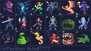 Oc Some More 32x32 Characters Pixelart In 2020 Pixel Art Games Pixel Art Characters Pixel Art Design