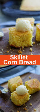Skillet Corn Bread The Easiest And Most Delicious Corn Bread Recipe Ever Made In A Skillet And Bake In Oven And Serve Recipes Food Holiday Entertaining Food