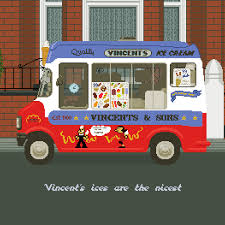 Animated ice cream truck images. Vincent S Ices Are The Nicest Animated Robert Shaw Illustration