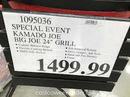 Kamado Joe Big Joe 24 Inch Grill Costco Weekender