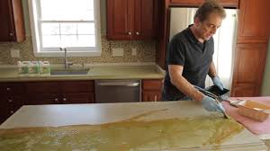 The vibrations will help bring air bubbles in the concrete up to the surface. How To Stain Concrete Countertops With Z Aqua Tint Youtube