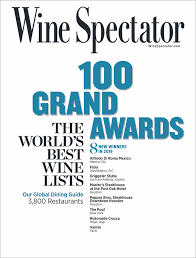 2019 Restaurant Wine List Awards Wine Spectator