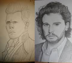 See more ideas about drawing tutorial, drawing techniques, art tutorials. Learning Myself How To Draw Realistic Faces And Wanted To Share The Progress Left Day 1 Johnny Depp Grindlewald Right Day 6 7 Kit Harington All Feedback Is Welcome Drawing