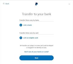 Enter the amount you'd like transfer, review the details, and tap transfer. Can T Withdraw Money To My Bank Account Or Credit Paypal Community