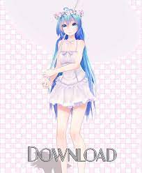 Tda Hatsunemiku Sakura White Dress Move By Mmdvocaloidthailand Anime Outfits Anime Purple Hair Miku Hatsune Vocaloid