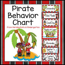 Pirate Themed Behavior Clip Chart