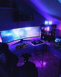 Night Mod Mi Modo De Noche Pc Pcgaming Fortnite Pubg Freefire Video Game Room Design Video Game Rooms Gaming Desk Setup