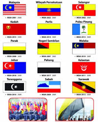 Maksud bendera & jata setiap negeri di malaysia. B Set 3 X 6ft Polymesh Bendera 15 Negeri All Malaysia States Sports Other On Carousell