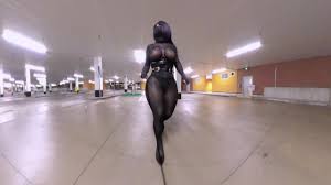 Curvy crossdresser flirt with a stranger