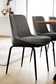 Chaise confort design grise neo. Chaise Design Ultra Confort Cuir Et Tissu Al Marvel