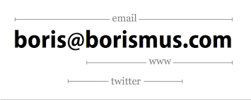 Create your own business cards online with a free business card maker tool. Minimal Business Card Design Boris Smus