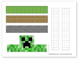 We've been creating many easter projects kids can make over the past few weeks, but these rings could very well. Free Printable Minecraft Easter Egg Stands All For The Boys