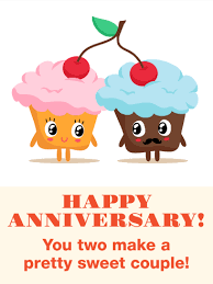 Cherish those closest to you while reminding them that they are. To A Pretty Sweet Couple Funny Anniversary Card Birthday Greeting Cards By Davia Happy Anniversary Funny Anniversary Funny Funny Anniversary Cards