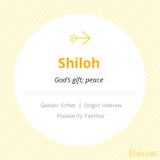 Shiloh Unisex Baby Names Southern Baby Names Baby Names