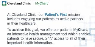 Www Clevelandclinic Org Mychart Cleveland Clinic My Chart