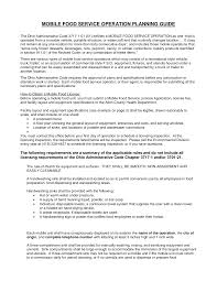 MOBILE FOOD SERVICE OPERATION PLANNING GUIDE