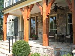Not only being a painting contractor well over 40 years, but having firsthand knowledge. Timber Porch Posts Design Ideas Pictures Remodel And Decor Porch Remodel Country Front Porches Porch Design