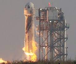 Jeff bezos, the world's richest person, and three billionaire jeff bezos, founder of ecommerce company amazon.com inc, and his brother mark board ahead of their scheduled flight aboard blue origin's new shepard rocket near van horn, texas, u.s. 6uu4p3ergpugzm