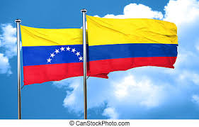 El sueño de bolívar era mantener la unión de las tres naciones y formar un nuevo sobre el fondo de la bandera de venezuela sobresale un semi arco de medio punto formado por ocho estrellas blancas. Bandera Ecuador Con Bandera Colombiana Representacion 3d Canstock
