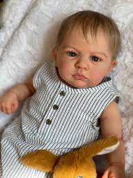 Cameron Dark blonde Hair Hazel eyes Reborn by Laura Tuzio Ross