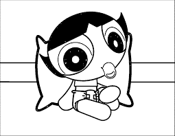 Make your world more colorful with printable coloring pages from crayola. Baby Powerpuff Girls Coloring Page T14 Coloring Pages Justice