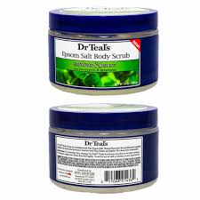 1) take some lukewarm water in a bathtub. Dr Teal S Exfoliate And Renew Epsom Salt Body Scrub 454g