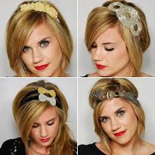Headband Carre Plongeant Coiffure Facile A Faire Coiffure Facile Coiffure Avec Headband